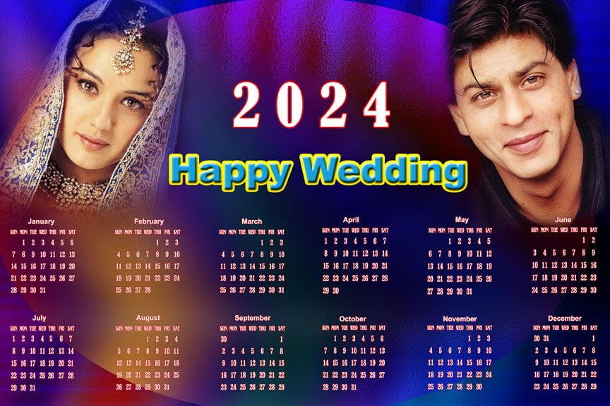 Wedding Calender 2024